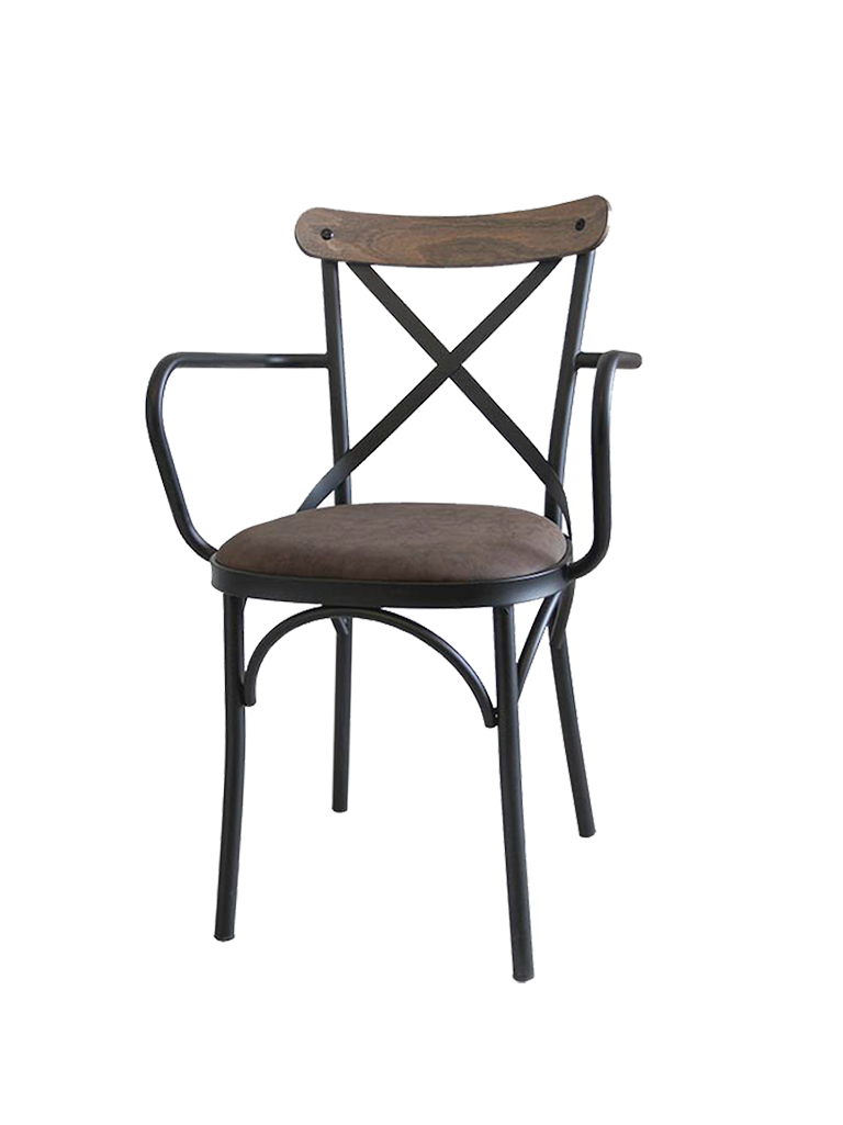 K Cross Metal Chair 137