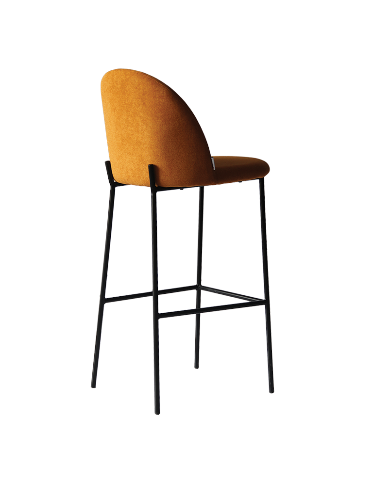 Eksa orange bar chair