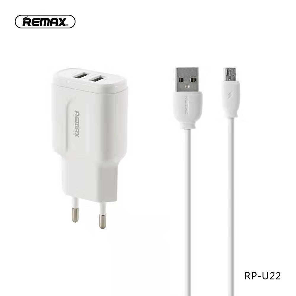 CHARGER BRICK + CABLE RP-U22 2.4A 155 REMAX