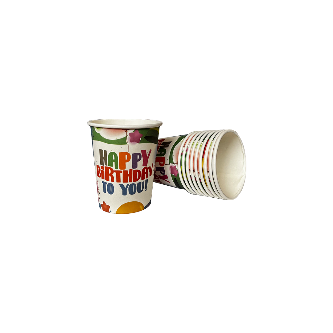 Birthday Paper Cups 10pcs AL-69