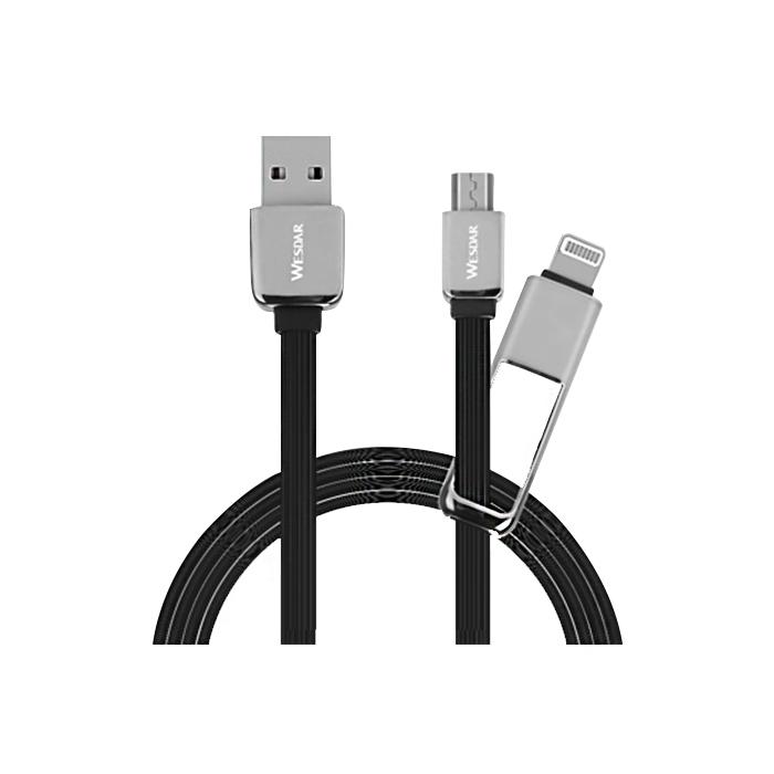 Cable WESDAR USB T16 IPHONE+MICRO
