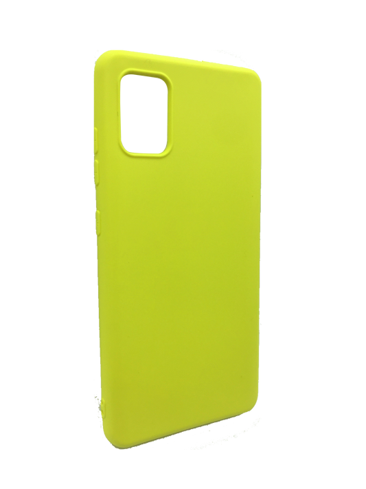 Silicone case Samsung A51 YELLOW