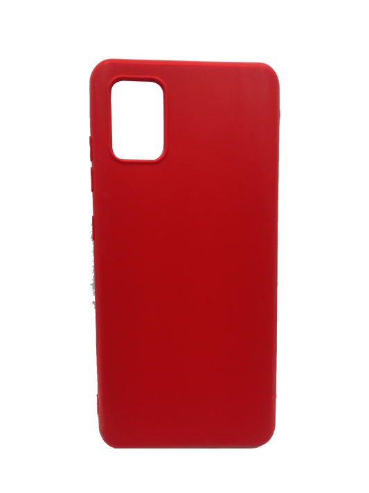 Silicone case Samsung A51 RED