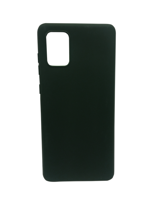 Silicone case Samsung A71 DARK GREEN