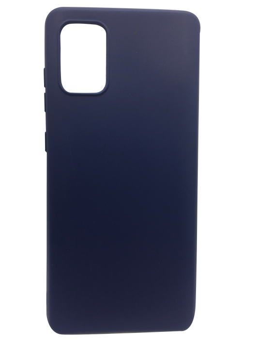 Silicone case Samsung A71 NAVY BLUE
