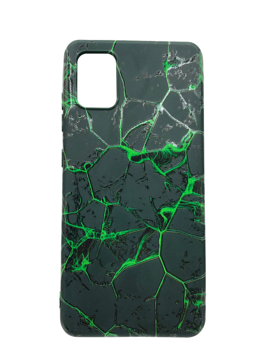 Silicone case Samsung A51 DARK GREEN