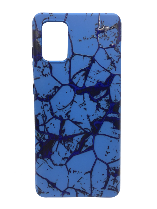 Silicone case Samsung A71 BLUE