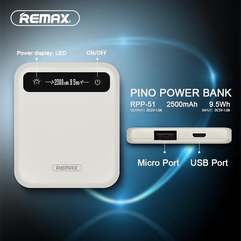 POWER BANK PINO RPP-51 REMAX