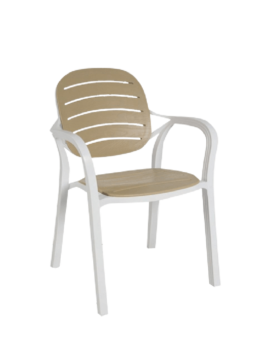 Chair CTO-23 Rumba white and cappucino