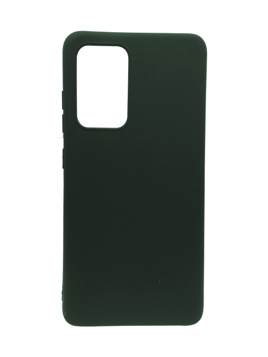 Silicone case Samsung A52 DARK GREEN